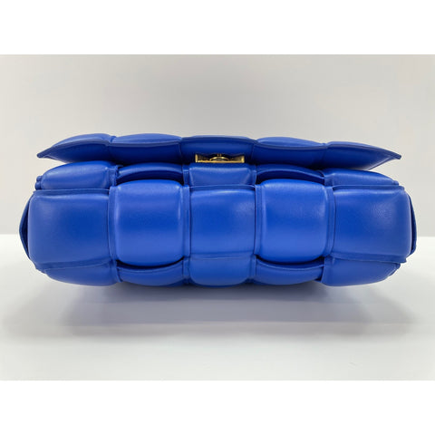 BOTTEGAVENETA cassette Shoulder Bag leather blue WS33127