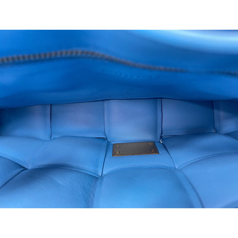 BOTTEGAVENETA cassette Shoulder Bag leather blue WS33128
