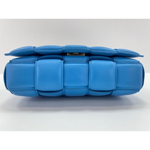 BOTTEGAVENETA cassette Shoulder Bag leather blue WS33128