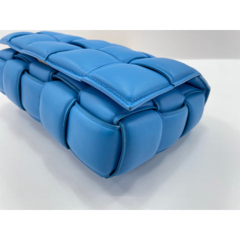 BOTTEGAVENETA cassette Shoulder Bag leather blue WS33128