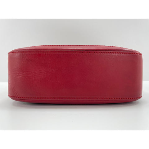 GUCCI Horsebit Shoulder Bag Red WS33129