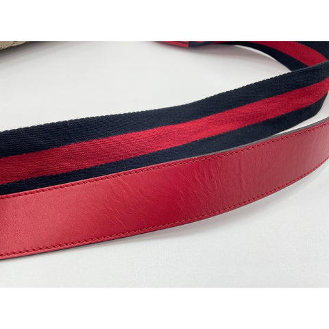 GUCCI Horsebit Shoulder Bag Red WS33129