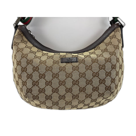 GUCCI Sherry line Shoulder Bag Brown WS33131