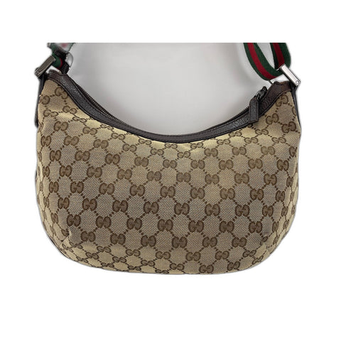 GUCCI Sherry line Shoulder Bag Brown WS33131