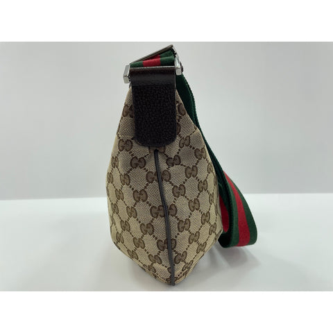 GUCCI Sherry line Shoulder Bag Brown WS33131