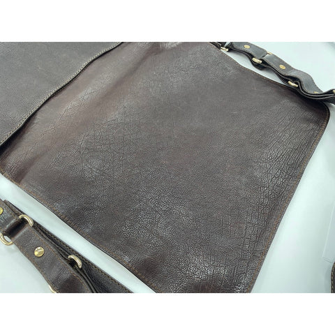 CELINE Shoulder Bag leather Brown WS33132