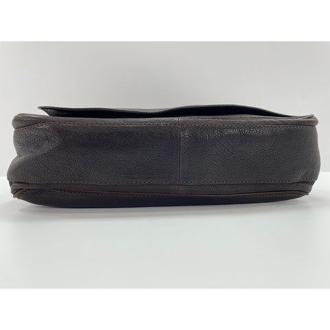 CELINE Shoulder Bag leather Brown WS33132