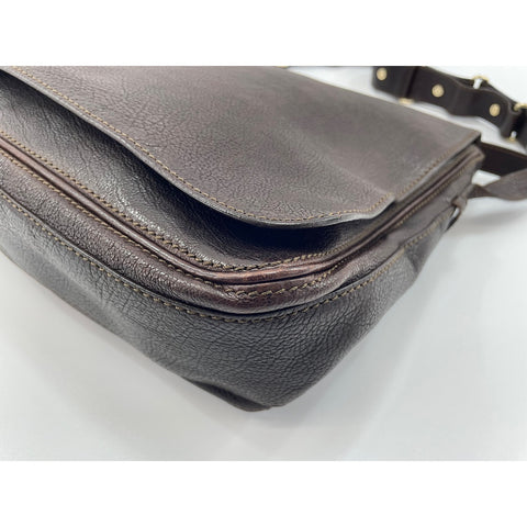 CELINE Shoulder Bag leather Brown WS33132