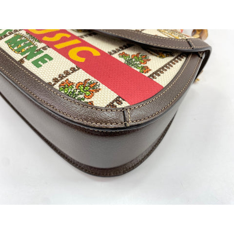 GUCCI 100th Anniversary Model Bamboo 1967 Shoulder Bag Brown WS33133