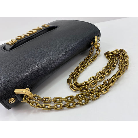 Christian Dior Christian Dior Shoulder Bag leather black WS33136