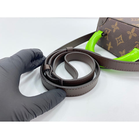 LOUIS VUITTON Size Box Trunk Shoulder Bag Brown WS33137
