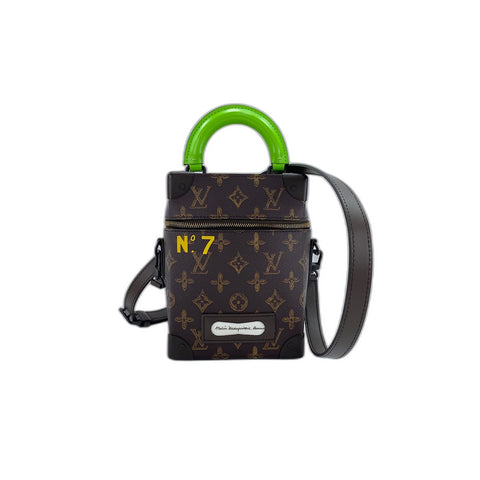 LOUIS VUITTON Size Box Trunk Shoulder Bag Brown WS33137