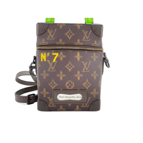 LOUIS VUITTON Size Box Trunk Shoulder Bag Brown WS33137