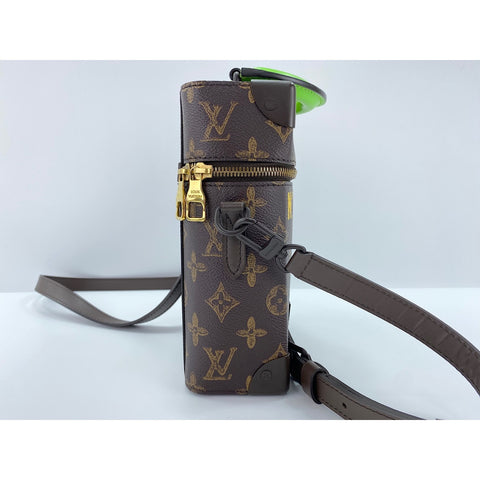 LOUIS VUITTON Size Box Trunk Shoulder Bag Brown WS33137