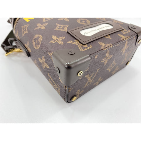 LOUIS VUITTON Size Box Trunk Shoulder Bag Brown WS33137