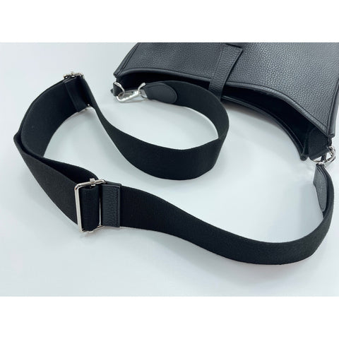 HERMES Evelyn 3 Shoulder Bag Taurillon Clemence black WS33139