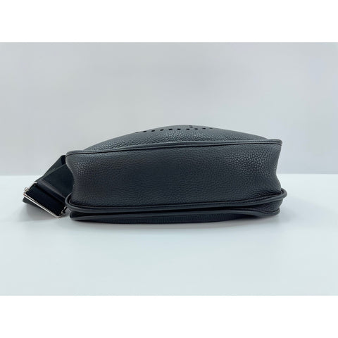 HERMES Evelyn 3 Shoulder Bag Taurillon Clemence black WS33139