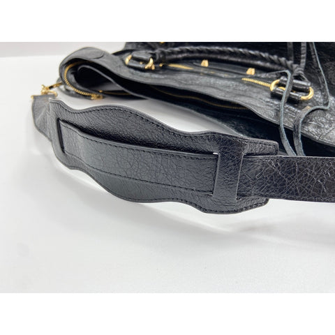 BALENCIAGA The city Shoulder Bag leather black WS33141