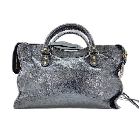 BALENCIAGA The city Shoulder Bag leather black WS33141