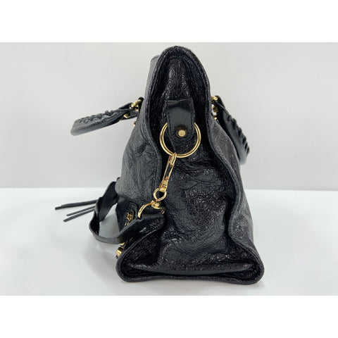 BALENCIAGA The city Shoulder Bag leather black WS33141