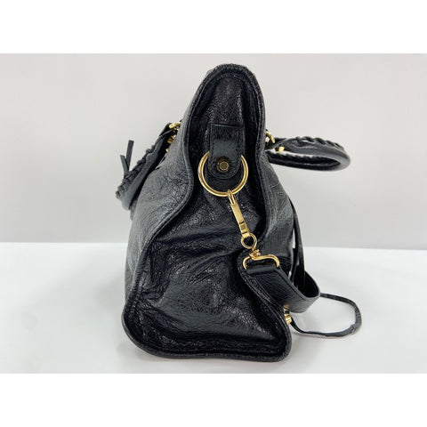 BALENCIAGA The city Shoulder Bag leather black WS33141
