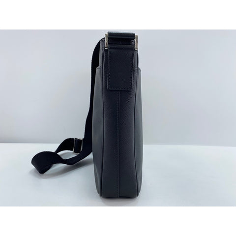 PRADA Safiano leather Shoulder Bag leather black WS33142