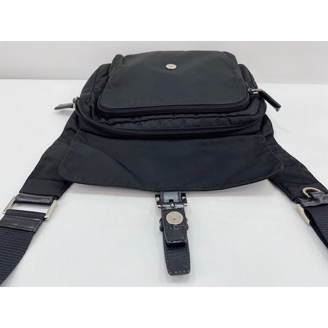 PRADA Shoulder Bag Nylon black WS33143