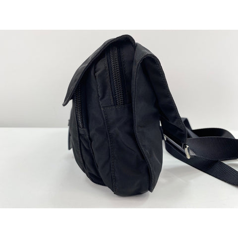 PRADA Shoulder Bag Nylon black WS33143