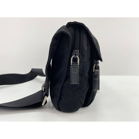 PRADA Shoulder Bag Nylon black WS33143