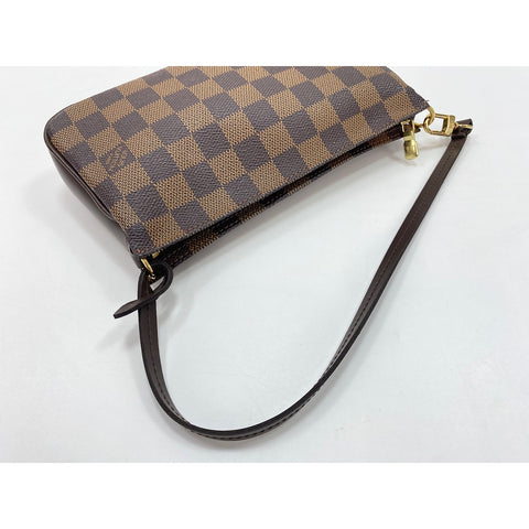 LOUIS VUITTON Navona Handbag Brown WS33144