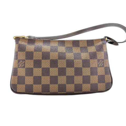 LOUIS VUITTON Navona Handbag Brown WS33144