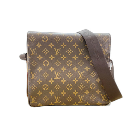 LOUIS VUITTON Naviglio Shoulder Bag Brown WS33145