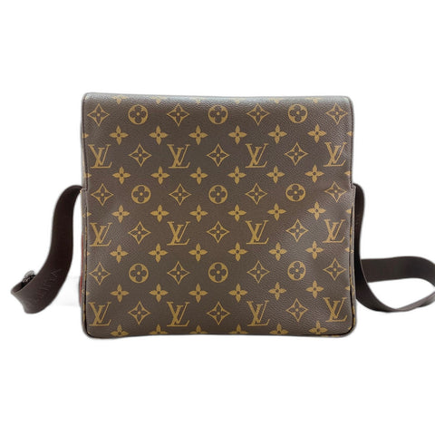 LOUIS VUITTON Naviglio Shoulder Bag Brown WS33145