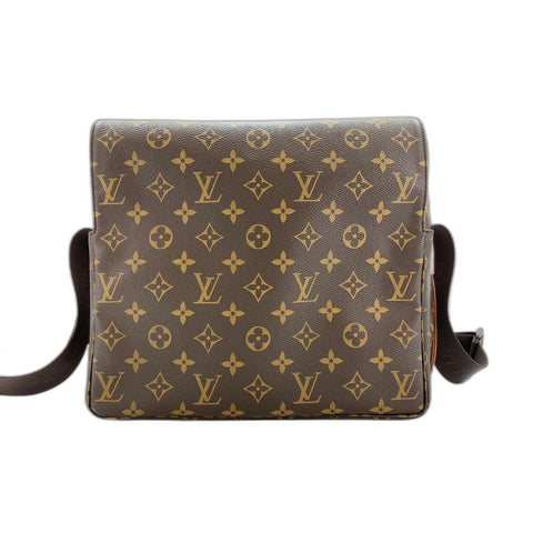 LOUIS VUITTON Naviglio Shoulder Bag Brown WS33145