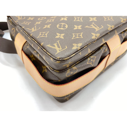 LOUIS VUITTON Naviglio Shoulder Bag Brown WS33145