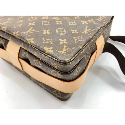 LOUIS VUITTON Naviglio Shoulder Bag Brown WS33145