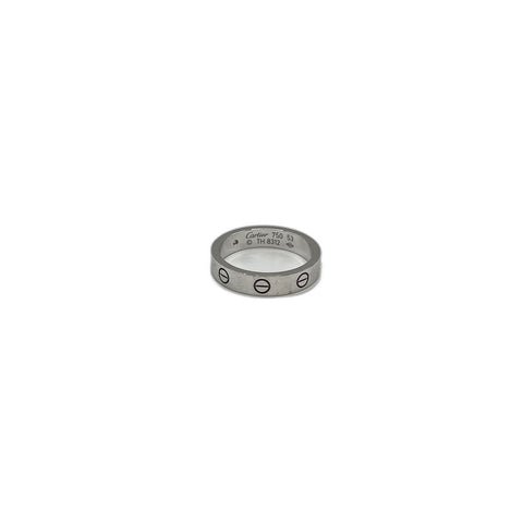 CARTIER love Ring Silver WS33148