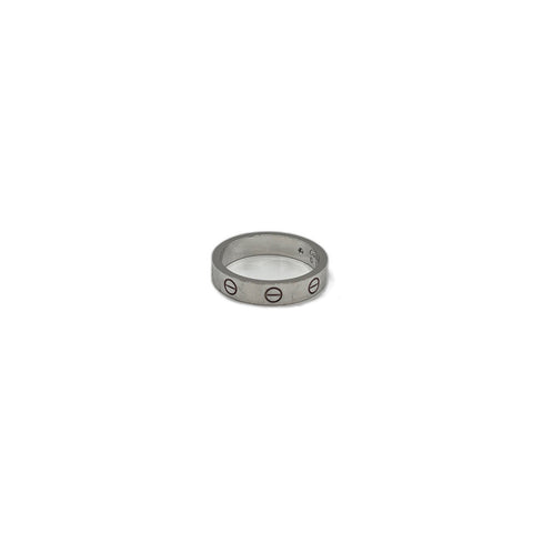 CARTIER love Ring Silver WS33148