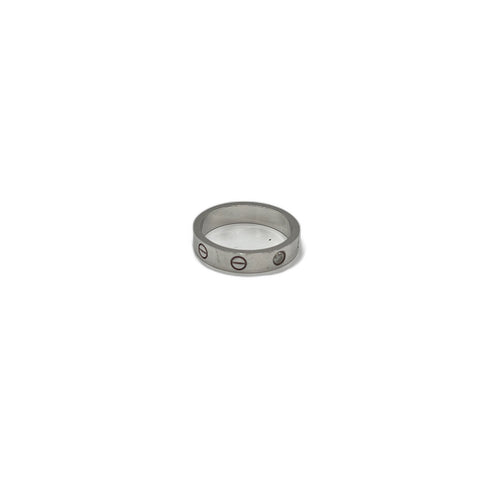 CARTIER love Ring Silver WS33148