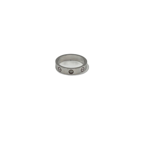 CARTIER love Ring Silver WS33148