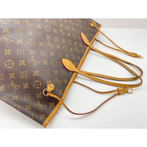 LOUIS VUITTON Never full Shoulder Bag Brown WS33150