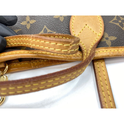 LOUIS VUITTON Never full Shoulder Bag Brown WS33150