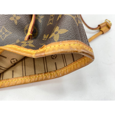 LOUIS VUITTON Never full Shoulder Bag Brown WS33150