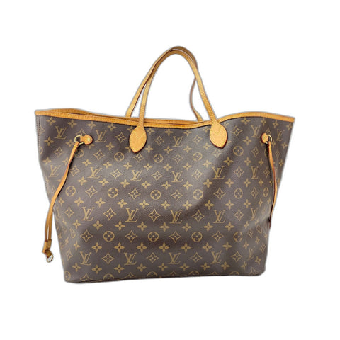 LOUIS VUITTON Never full Shoulder Bag Brown WS33150