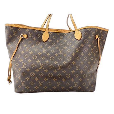 LOUIS VUITTON Never full Shoulder Bag Brown WS33150