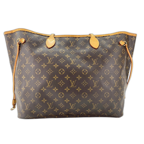 LOUIS VUITTON Never full Shoulder Bag Brown WS33150