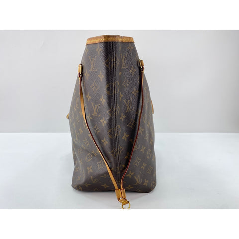 LOUIS VUITTON Never full Shoulder Bag Brown WS33150