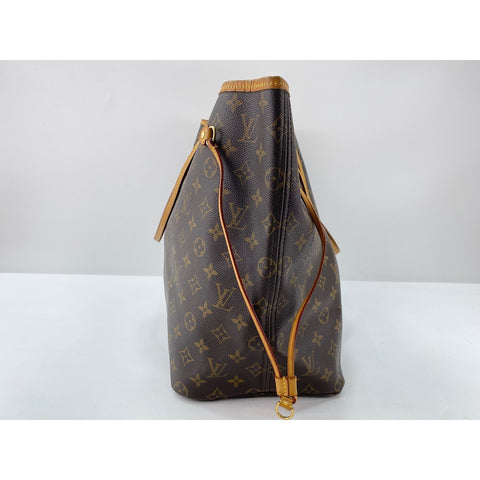 LOUIS VUITTON Never full Shoulder Bag Brown WS33150