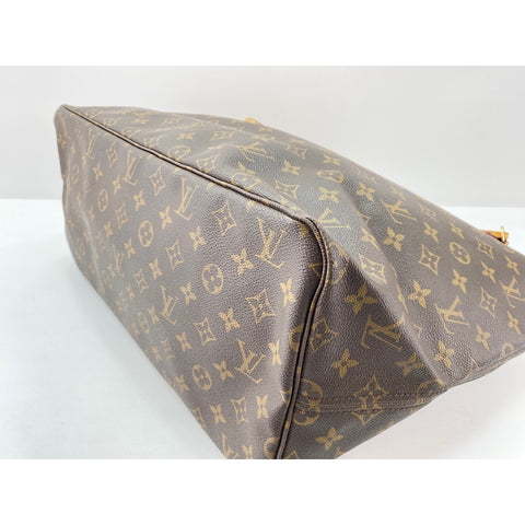 LOUIS VUITTON Never full Shoulder Bag Brown WS33150