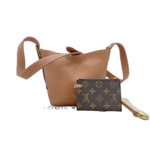 LOUIS VUITTON Low Key All In Shoulder Bag leather Brown WS33154